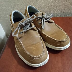 Dockers Brown Leather Boat Shoes